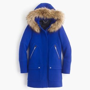 J Crew Brunswick Blue Chateau Parka 2